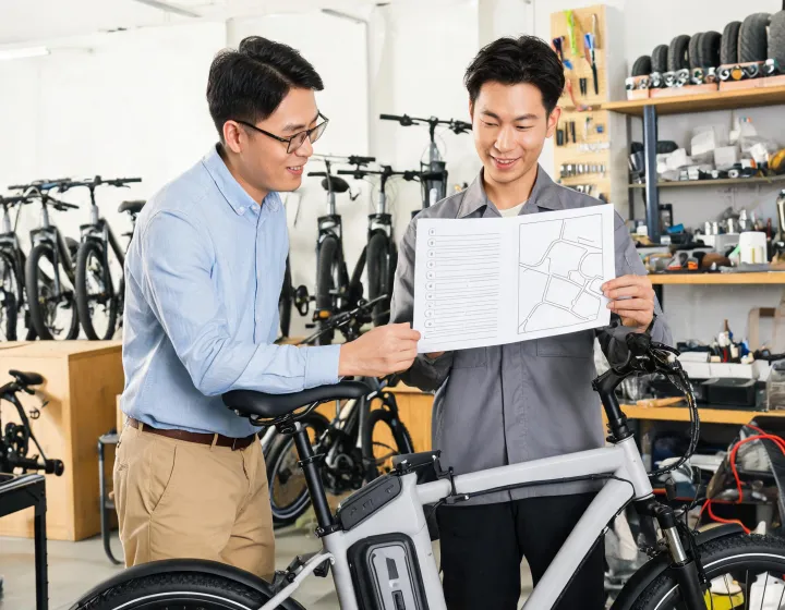 Electric bike buyer brief workshop